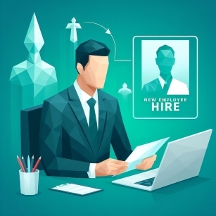 Blank employee information sheet